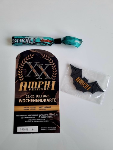 Amphi festival bändchen - amphi,