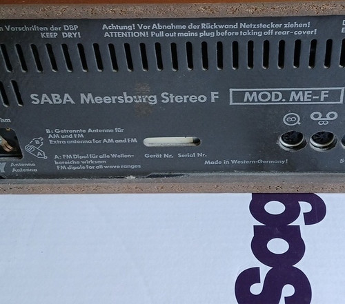 Saba meersburg stereo - stereo, f