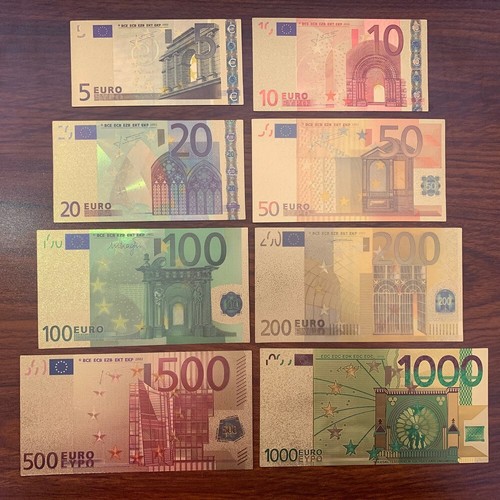 Scheine von bis - bis, euro