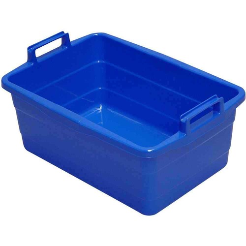 Wanne 26l blau - , eckig