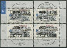 Bund 2006 Deutsche KFZ-Kennzeichen 2551 alle 4 Ecken mit TOP-ESST Berlin (E3694)