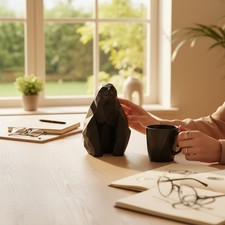 Low Poly Faultier Deko Figur