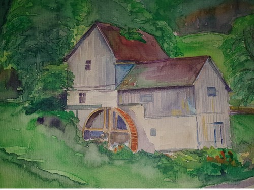 Erzgebirge wassermühle mühle - wassermühle,