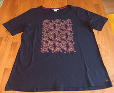 Cecil*T-Shirt*dunkelblau*Gr.XXL*rotes Paisley Muster*schau mal rein*top*