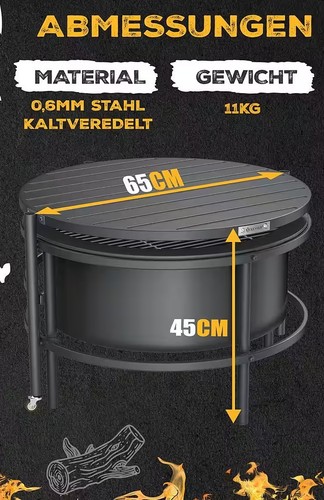 Kasser feuerschale ø65cm - feuerschale,