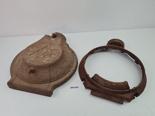 Vintage gusseisen ofen deckel - ofen,