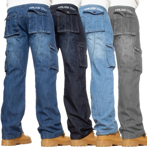 Kruze herren cargo jeans - kruze,