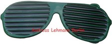 Gürtelschnalle Atzenbrille grün Brille Atze Aze Kult Sonnenbrille Schnalle Gag