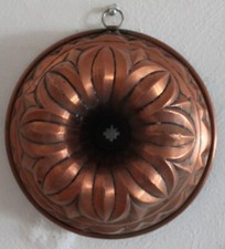 kupfer back form guglhupf alt rühr kuchen ofen rund nostalgie küche deko 24 cm