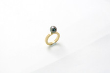 Gelbgoldring, Damen Ring 18kt(