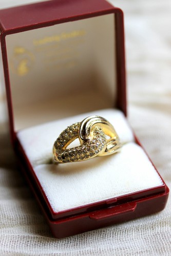 Vergoldeter vintage ring - vintage, von