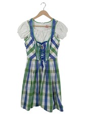 SPIETH & WENSKY Dirndl Damen Trachtenmode Gr. DE 34 grün-blau klassischer Stil