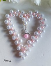 Herz mit Perlen  und Engel