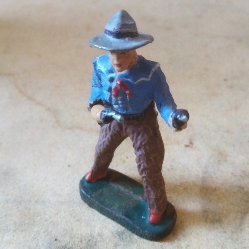 Elastolin figur cowboy soldat - elastolin,