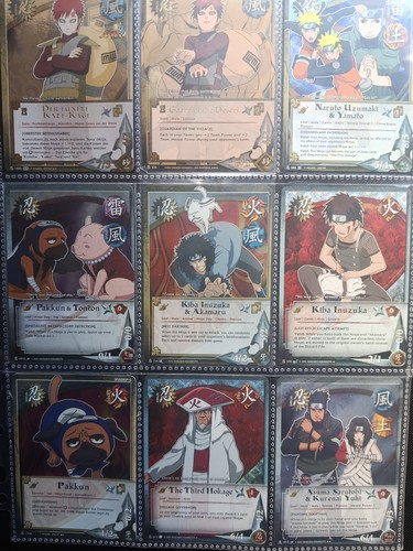 Naruto ccg sammelkarten bandai - naruto,