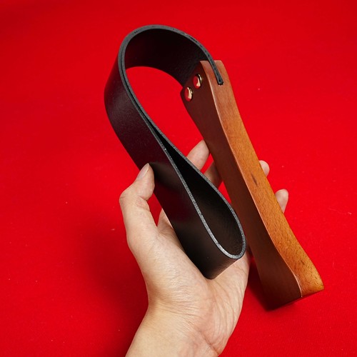 Leder spanking paddle - pu-leder,