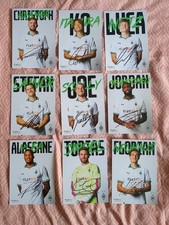 Autogramm Karten Satz. 2025