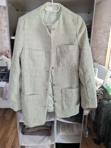 Bouclejacke grün damen - s,