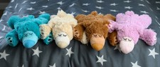 Warmies® BÄRENFAMILIE - Waschbär, Liegender Bär, Eisbär, Sleepy Bear beige, lila