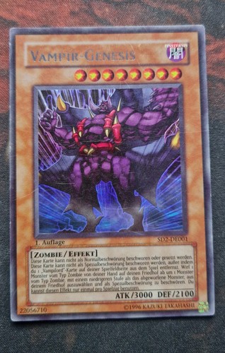 Yugioh karte vampir genesis - yugioh, karte: