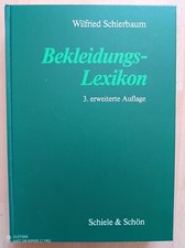 Bekleidungs-Lexikon Schierbaum | Buch | Zustand: sehr gut