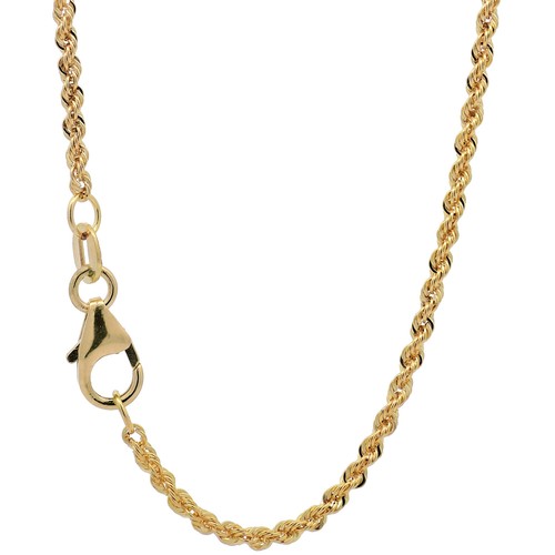 Goldkette kordelkette massiv - kordelkette,
