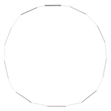 Halskette Ernstes Design Kette Collier K828 Edelstahl 