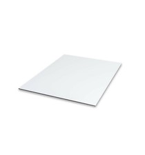 Bordbar Abdeckplatte weiß