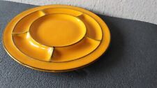 Fondueteller Scandic gelb Thomas Geschirr 26 cm Racelette Teller Vintage