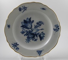Meissen Teller blaue Blume