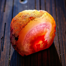 Achat-Geode-Teelichthalter