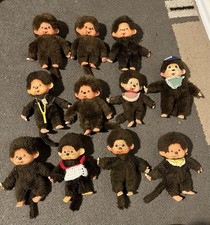 Monchichi Sekiguchi Sammlung 11 Stück Affen vintage Monchhichi