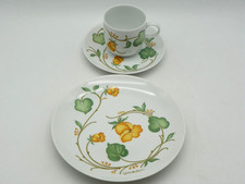 Kaffeetasse, Untertasse, Kuchenteller von Melitta Lugano Glöckchen