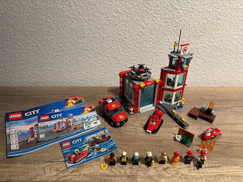 Lego city feuerwehr station - city, feuerwehr-station