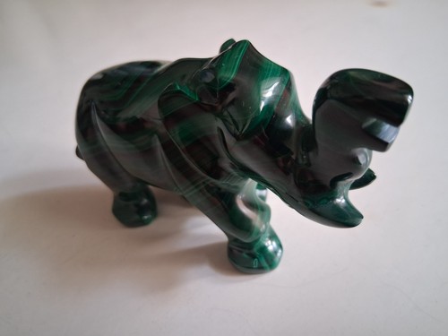 Malachit steine ein elefant - steine:,