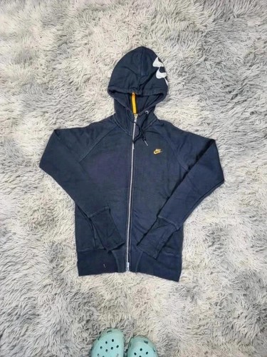 Nike zip weste marine - weste, blau