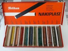 Pelikan NAKIPLAST Modelliermasse Verkaufskarton 14 Farben Günther Wagner Hannove