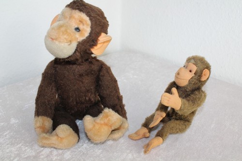 Antike affen stofftier steiff - antike,