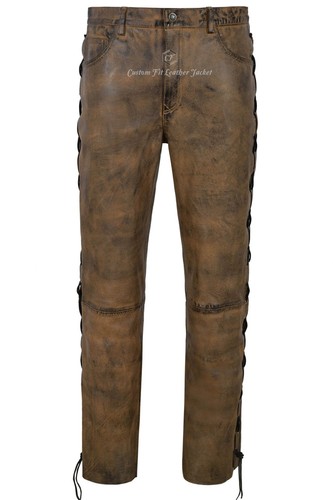 Herren biker lederhose - herren,