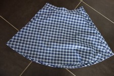 H&M Rock blau kariert Größe 140 NEU ungetragen weitenverstellbar