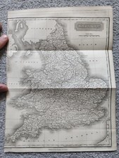 1829 Antik/Vintage Karte von