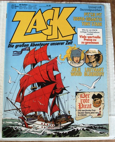 Zack comic heft 1979 - heft, 6/1979,