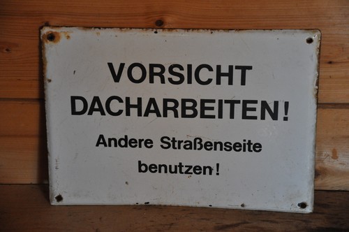 Altes emailschild ddr vorsicht - altes,