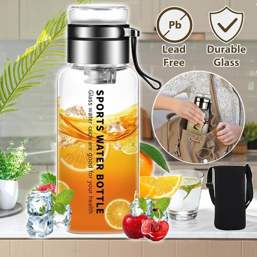 Glas trinkflasche glasflasche - trinkflasche,