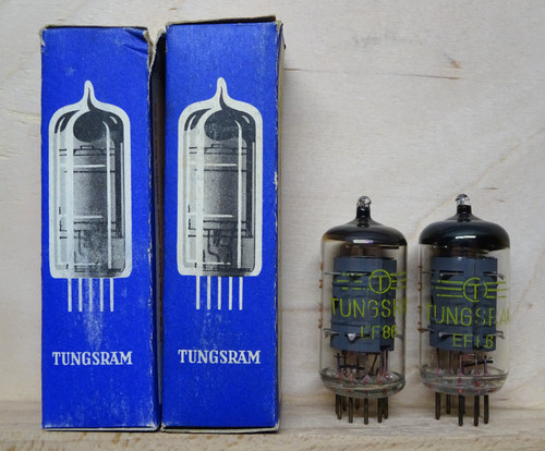 Pair tungsram ef86 rft made - pair:,