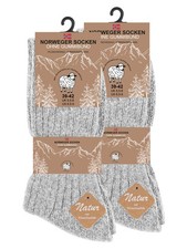 Norwegersocken wollsocken 3 - norwegersocken, (3