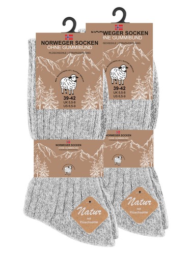 Norwegersocken wollsocken 3 - norwegersocken, (3