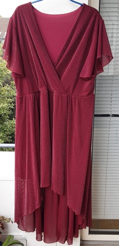 Langes abendkleid dunkelrot - langes, abendkleid,