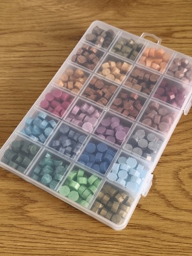 Wachssiegel set farben - wachssiegel, 24