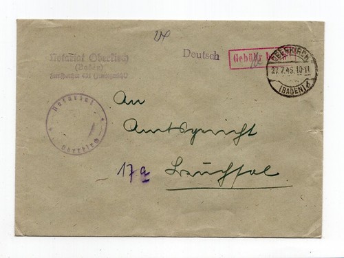 Gebühr bezahlt brief - gebühr,